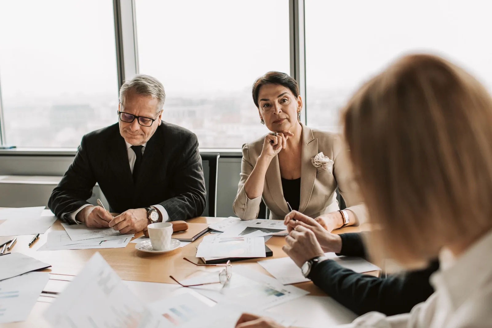 B2B Lead Generation Strategy for Complex Services planning session with business professionals