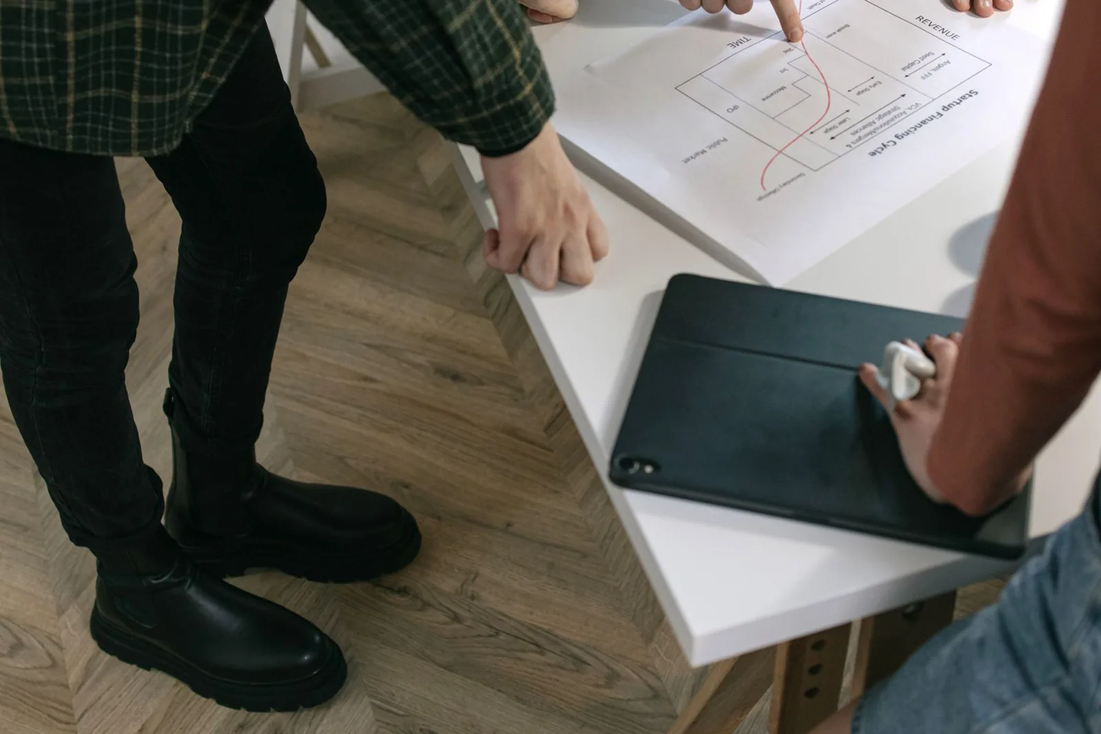 Pricing Before Launch planning session with business professionals