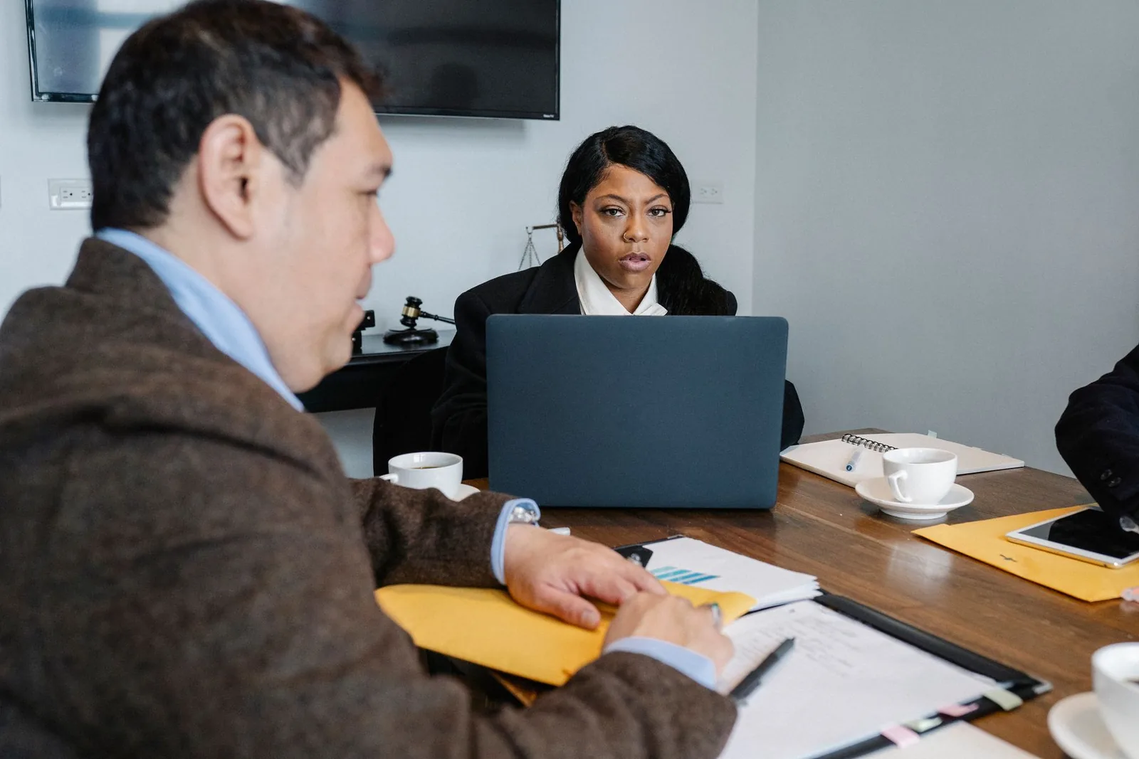 Business professionals collaborating on work related to Media Phoenix